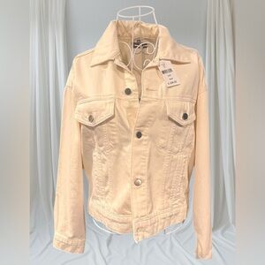 NWT DL1961 Off-White Denim Jacket